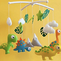 Treo nôi cũi xe đẩy cho bé Toptutoe xoay phát nhạc kích thích thị giác trẻ sơ sinh, trẻ nhỏ, bé trai bé gái