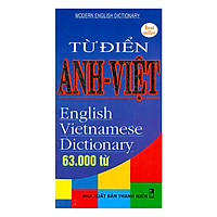 Từ Điển Anh - Việt 63.000 Từ