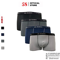 Set 4 Quần Sịp Đùi Nam 5S (5BX020-05SD) Cạp 2,5cm Chất Liệu CottonCao Cấp