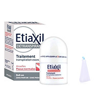 Lăn Khử Mùi Etiaxil Detranspirant Traitement Aisselles Peaux Normales 15ml (Dành cho da thường) + Tặng 1 Lưới Tạo Bọt Rưa Mặt