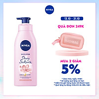 Sữa Dưỡng Thể Dưỡng Trắng NIVEA Hương Anh Đào Dewy Sakura (350ml) - 85703