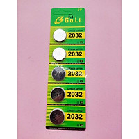 set 5 viên pin khuy pin cúc áo cr2032_ 2025_2016( 2 V)