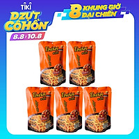 Lốc 5 Gói Lớn Snack Bim Bim Bánh Tăm Que Dorkbua Lotus Vị Thịt Heo Xông Khói Cam (55g /gói) Nhập Khẩu Từ Thái Lan, Không Chất Bảo Quản, Ăn Là Ghiền