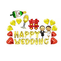 Sét Bóng Tráng Nhôm Trang Trí Phòng Cưới,Phòng Tân Hôn 015