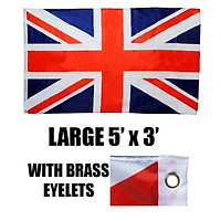Union Jack Flag Great Britain United Kingdom UK England British Banner 5x3FT
