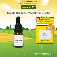 Serum (Tinh chất) Niacinamide Trắng Da, Giảm Thâm Mụn, Giảm Mụn, Cấp Nước, Giữ Ẩm, Chống Lão Hóa Phục Hồi Da Revival Ampoule Anti Blemish With 10% Niacinamide 10ml - 30ml - Zakka Naturals