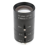 6-60mm 1/3 CS Ngàm Ống Kính Varifocal Phim TRUYỀN HÌNH Hướng Dẫn Sử Dụng Ống Kính Máy Ảnh Thay Thế Đen