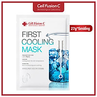 Mặt Nạ Cấp Ẩm Và Làm Dịu Da Khẩn Cấp Cell Fusion C First Cooling Mask (27g x 5 miếng)