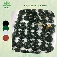 Túi tiền TUDO TA tóc nâu đỏ, tóc đen, Ng Bích, Moonstone size mặt nhẫn, mặt dây chuyền