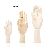 Bàn tay gỗ mô hình mỹ thuật, thiết kế, hội họa, trang trí cao cấp