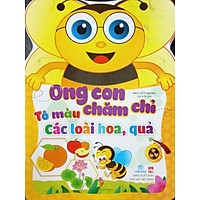 Ong con chăm chỉ - tô màu các loài hoa, quả