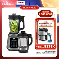 Máy làm sữa hạt, xay nấu đa năng 2 cối nóng và lạnh, hút chân không - Tefal Ultra Blend Boost BL985A31 - 1300W - Hàng chính hãng