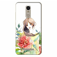 Ốp Lưng Dành Cho Điện Thoại Xiaomi Note 3 - Cô Gái Hoa Hồng