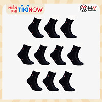 Combo 10 Đôi Tất Vớ Nam Cổ Dài Lịch Lãm, Sang Trọng, Sợi Cotton Khử Mùi, Chống Hôi Chân, Sợi Co Giãn Tốt Mang Rất Thoải Mái- Mrm Fashion CM