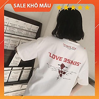 Áo thun tay lỡ dáng rộng dưới 75kg - LOVE ESNES insane.cl - áo sweater nam nữ unisex
