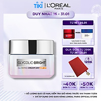 Kem Dưỡng Sáng Da Ban Ngày L'Oreal Paris Glycolic - Bright Glowing Cream Day - SPF 17 50ml