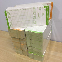 BỘ 5 XẤP THẺ GIẤY CHẤM CÔNG