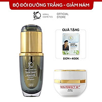Bộ đôi dưỡng Trắng - giảm Nám KimKul - Tặng mặt nạ Seaweed Bio-Cell Mask