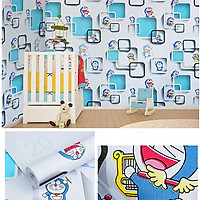 DECAL GIẤY DÁN TƯỜNG HÌNH MÈO MÁY KEO SẴN KHỔ 10M X 45CM GDT_5364