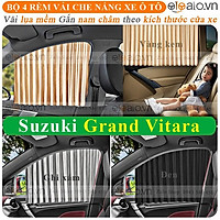 Rèm vải che chắn nắng xe ô tô Suzuki Grand Vitara Cao Cấp gắn nam châm keo