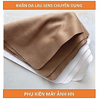 Khăn da lau lens chuyên dụng, không trầy xước ống kính, không để lại sợi