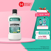 Nước Súc Miệng Làm Trắng Răng Listerine Healthy Bright (750ml) - 8850007813385