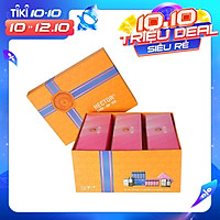 Combo 3 hộp thực phẩm chức năng đông trùng hạ thảo hector collagen và hộp quà đi kèm sang trọng, chắc chắn phù hợp cho tặng quà, đem biếu dịp lễ, dịp Tết, dịp đặc biệt.