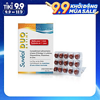 Vitamin Bổ Mắt Cao Cấp Từ Pháp Suvéal Duo: Chống Tia Sáng Xanh, Giảm Tổn Thương Mắt Do Quá Trình Oxh Trong Học Tập, Làm Việc, Tuổi Tác, Phòng Ngừa Và Hỗ Trợ Điều Trị Đục Thủy Tinh Thể, Thoái Hóa Điểm Vàng