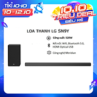 Loa thanh soundbar LG 5.1.2 SN9Y (520W) - Hàng chính hãng