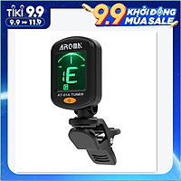 Bộ Tuner Kẹp Có Thể Xoay AROMA AT-01A Kèm Màn Hình LCD Cho Đàn Guitar Ukulele Violin
