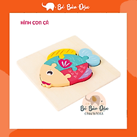 Đồ Chơi Ghép Hình Gỗ Nổi 3D Cho Bé Từ 1-3 Tuổi, Đồ Chơi Thông Minh