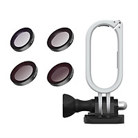 TELESIN Camera Filter Kit with 4pcs Filters(CPL + ND8 + ND16 + ND32) + Camera Protective Frame Housing ABS+PC Material