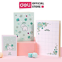 Combo 3 Cuốn Sổ Tay Ghi Chép Khâu Gáy 40 Trang Deli - FTZ03-01