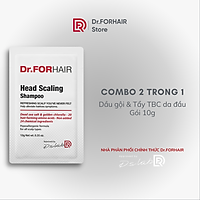 Dầu gội tẩy tế bào chết da đầu Dr.FORHAIR/Dr For Hair Head Scaling Shampoo 10g - 2 trong 1