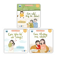 Combo 3 Quyển Gia Đình Bé Bỏng (Con yêu mẹ nhất! - Con thương bố vô cùng! - Con nhớ ông bà lắm!)