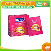 Bao cao su Durex Pleasuremax Hộp 3 Bao