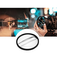 77mm Double Half Moon Camera Lens Filter Half Moon Mirror For Camera Lens