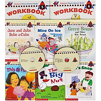 Scholastic Phonics Booster Books : Box Set Level 3 (Include 6 Books, 2 Workbooks and 2 Audio CDs)