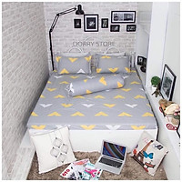 Bộ Ga Giường Siêu Đẹp Với Nhiều Mẫu Mã Chất Liệu Vải Poly Cotton Mềm Mịn Kích Thước 1.6m x 2m