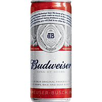 Bia Budweiser Sleek lon 330ml - 91005