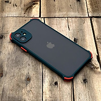 Ốp lưng chống sốc toàn phần màu xanh lá đậm dành cho iPhone 11