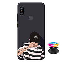 Ốp lưng nhựa dẻo dành cho Xiaomi Redmi Note 6 Pro in hình Nothing Imposible - Tặng Popsocket in logo iCase - Hàng Chính Hãng