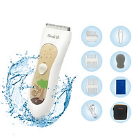 Bimirth Baby Hair Clipper Waterproof Quiet Rechargeable Easy Operation Trimmer Electric Hairdressing Tool with USB Cable