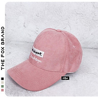 Mũ lưỡi trai,Nón kết thời trang chất nhung phong cách Ulzzang Form Unisex thêu chữ NEW YORK