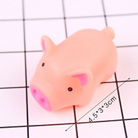 Đồ chơi đồ chơi bóp tay đàn hồi kêu chip chip, mẫu lợn hồng
