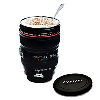 Fashion Caniam SLR Camera Lens 24-105 mm 1: 1 scale Plastic coffee Creative lens cup