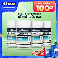 Combo 4 hộp Tinh Chất Hàu Biển Goodhealth Oyster Plus 30 Viên - Giúp Tăng Cường Sinh Lý - Cải Thiện Chất Lượng Tinh Trùng - Hàng Chính Hãng New Zealand
