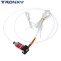 Tronxy 3D Upgrade Parts Assembled MK10 Extruder Hotend Kit with Aluminum Heating Block 0.4mm Nozzle 100K Ohm Thermistor
