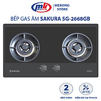 BẾP GAS ÂM SAKURA SG2668GB - Hàng chính hãng