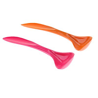 2-Pack Reusable Pet Dog Cat Feeding Scooping Can Tin Food Spoon Random Color